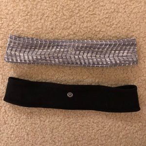 Two lululemon headbands